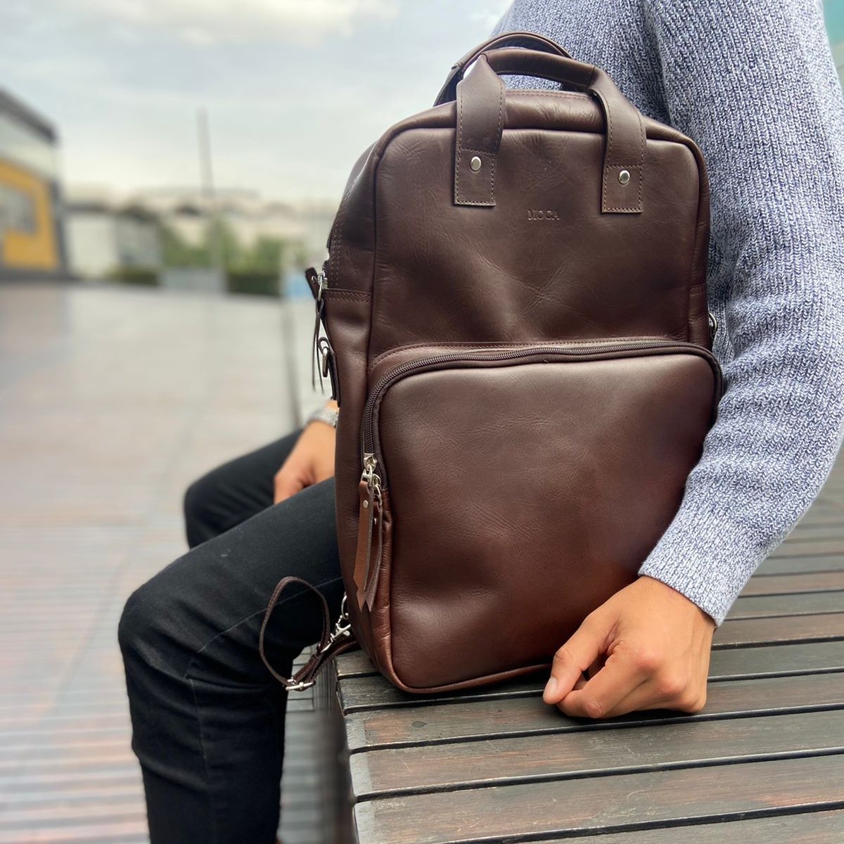 Morral de Cuero Mart